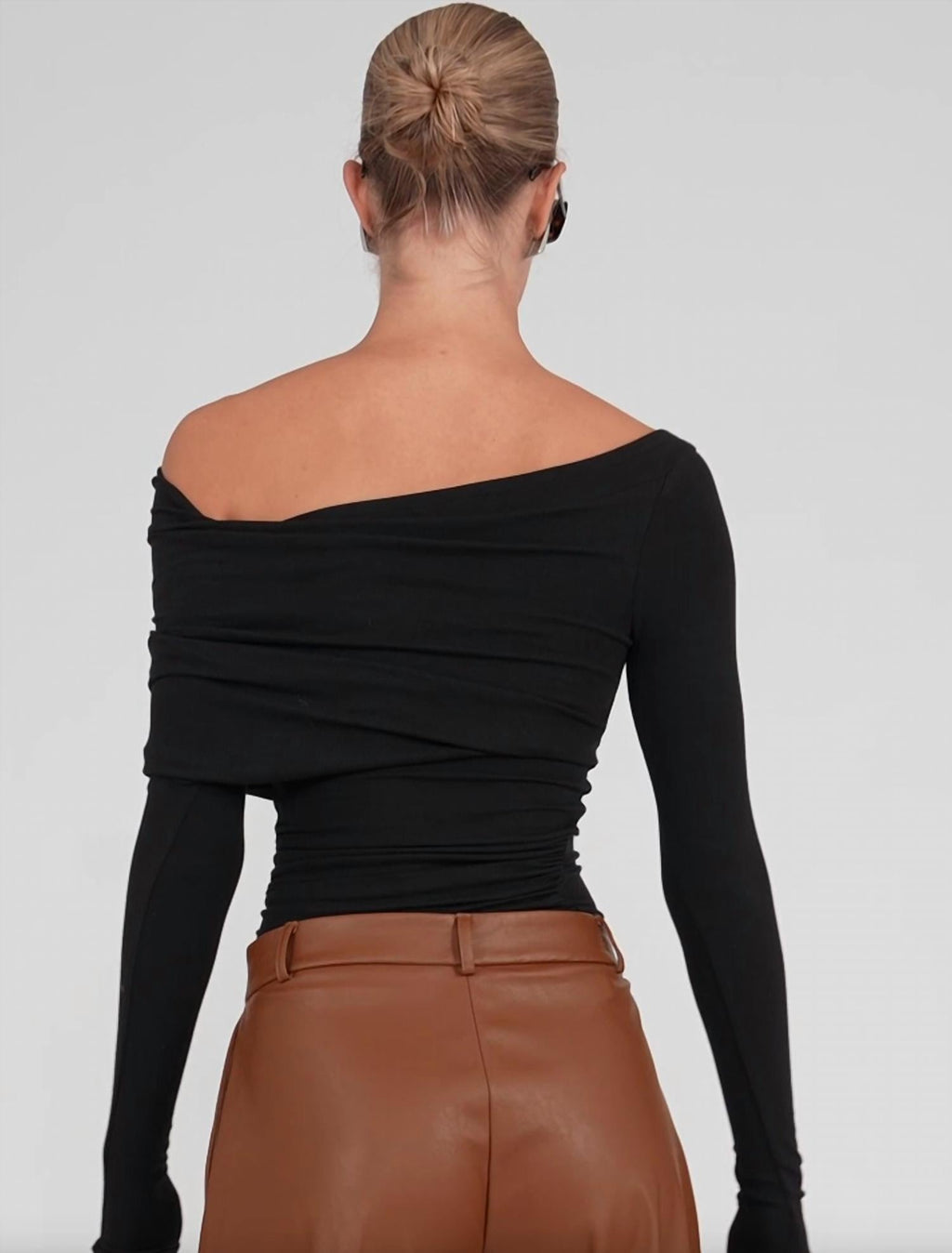Nonchalant Label - Maple Asymmetrical Long Sleeve Top