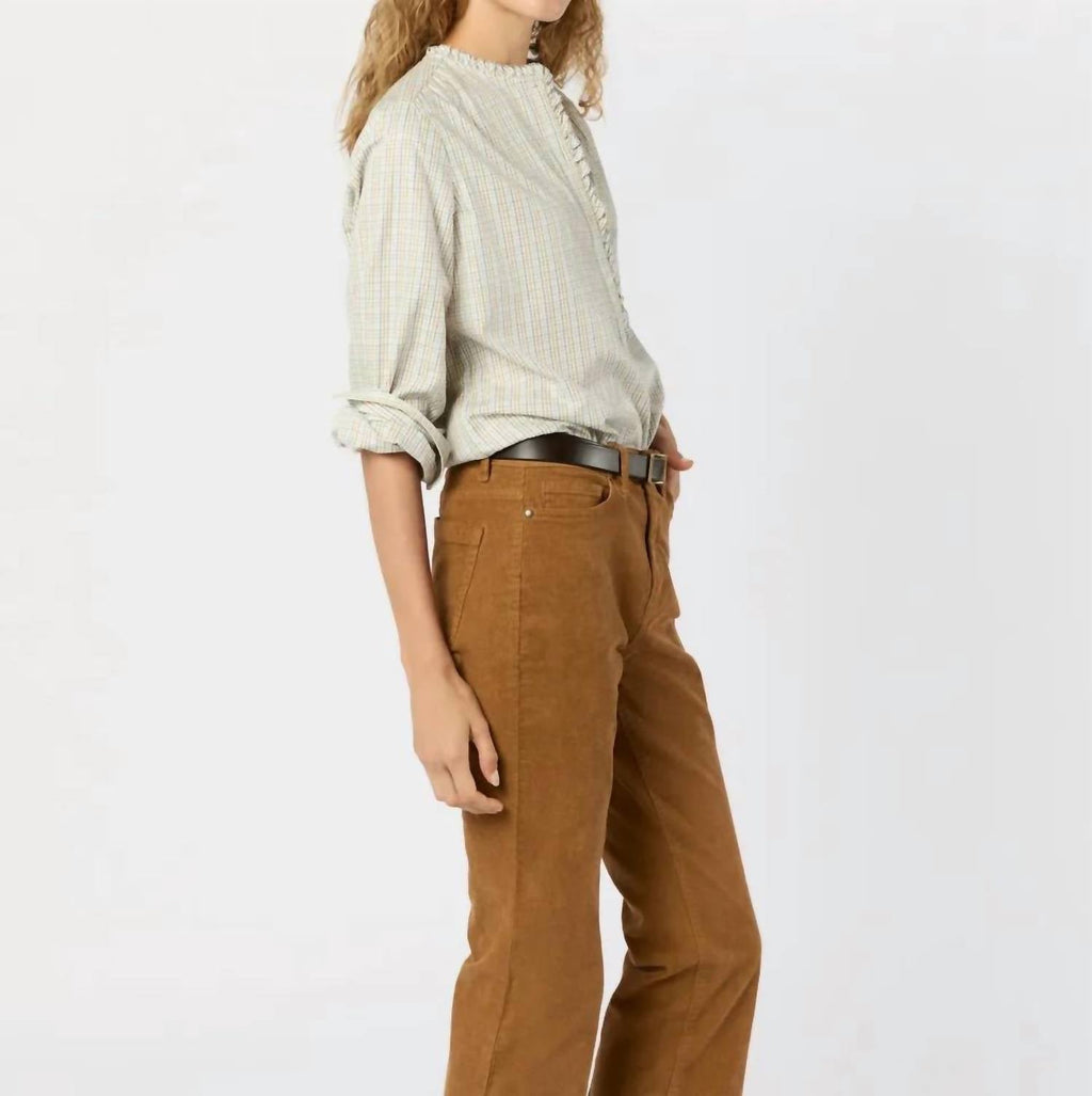 Ann Mashburn - Becca Long Sleeve Half Button Top