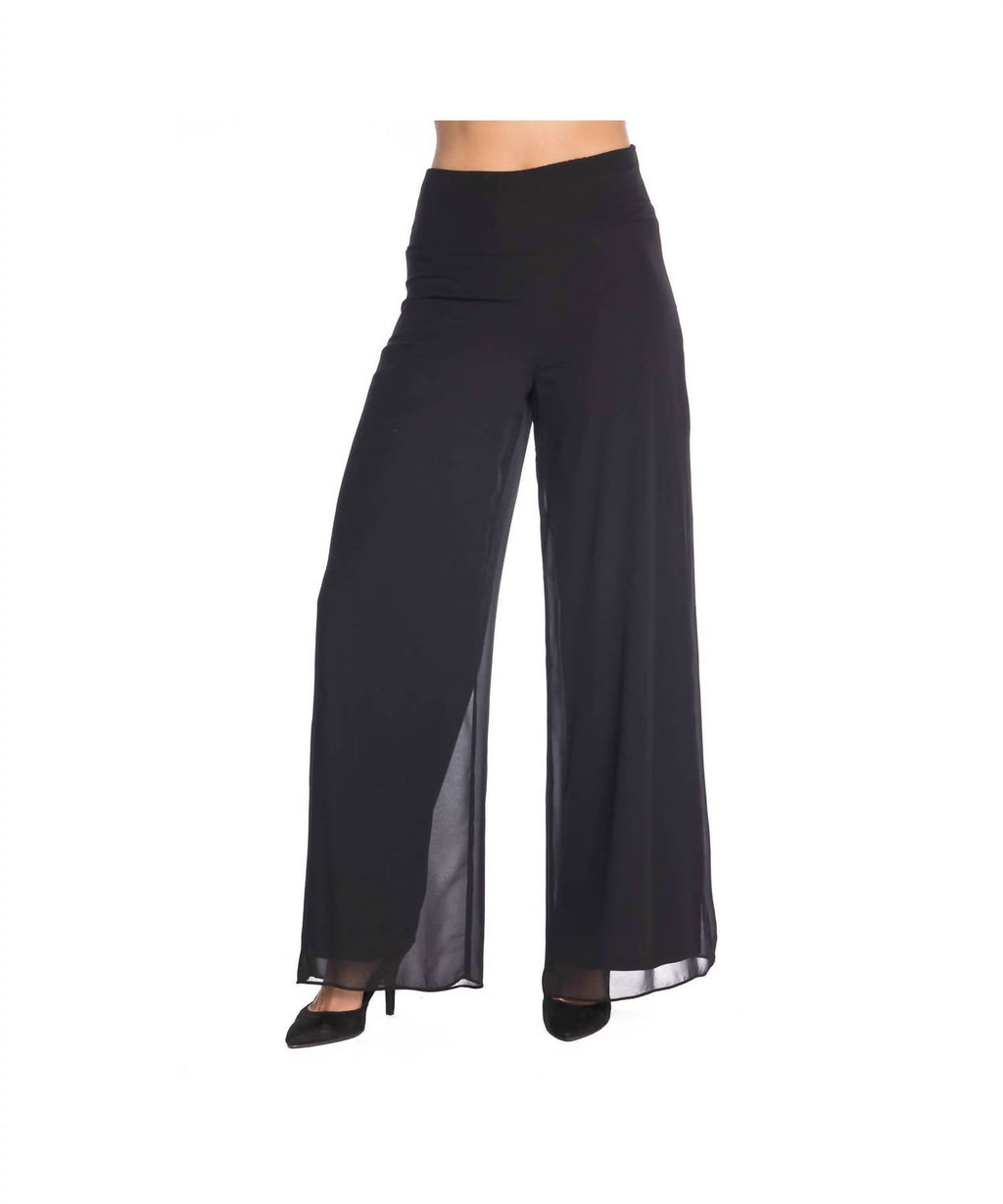 Last Tango - Chiffon Wide Leg Pants