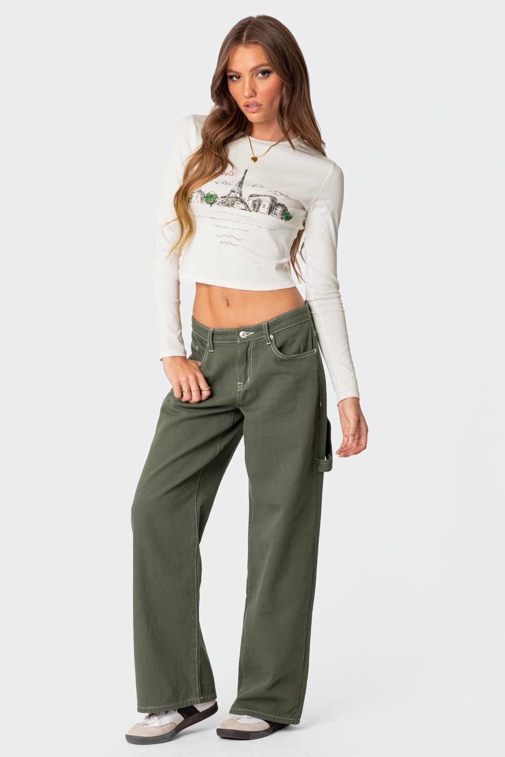 Brenda Low Rise Baggy Carpenter Jeans
