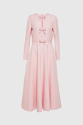 Lavanya Bow Ruffle Maxi Dress