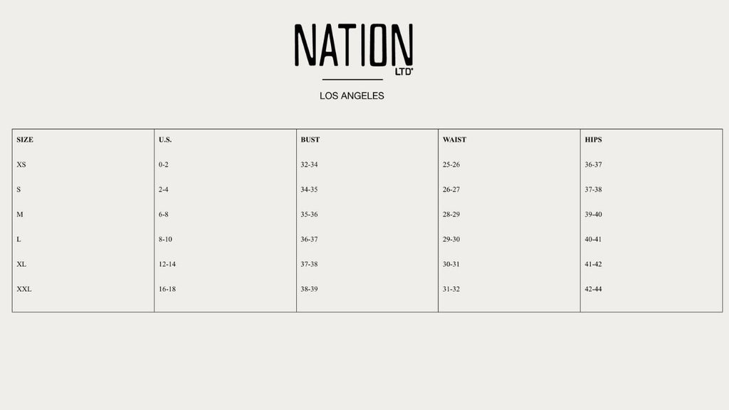 Nation Ltd - Goldie Short Sleeve Boxy Crew Tee