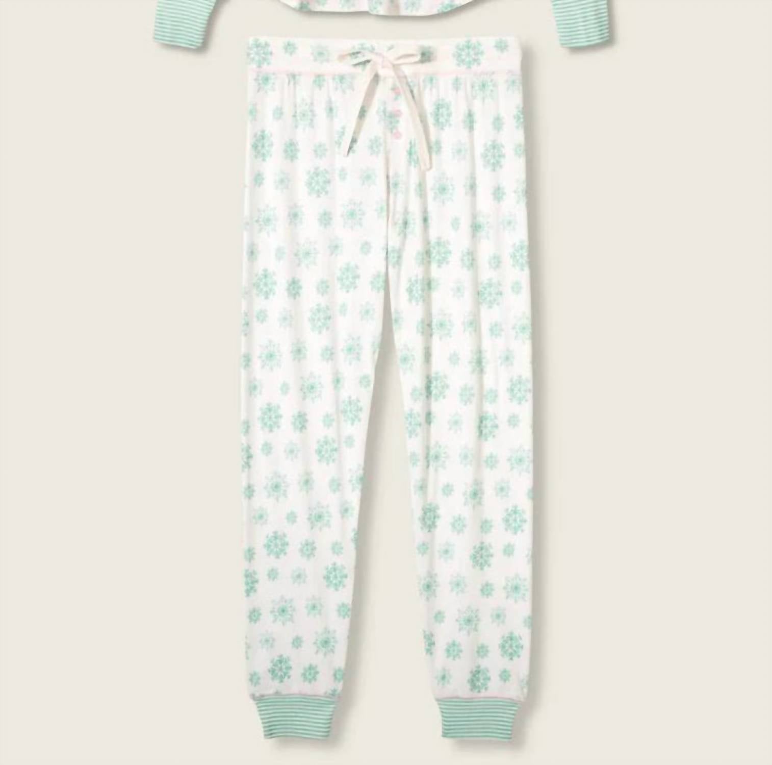 Pj Salvage - Snowflake Wishes Pointelle Set