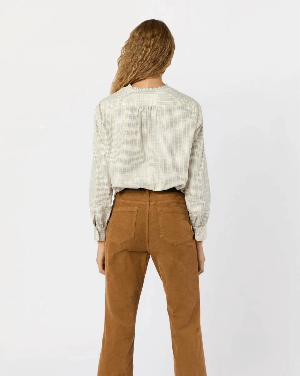 Ann Mashburn - Becca Long Sleeve Half Button Top