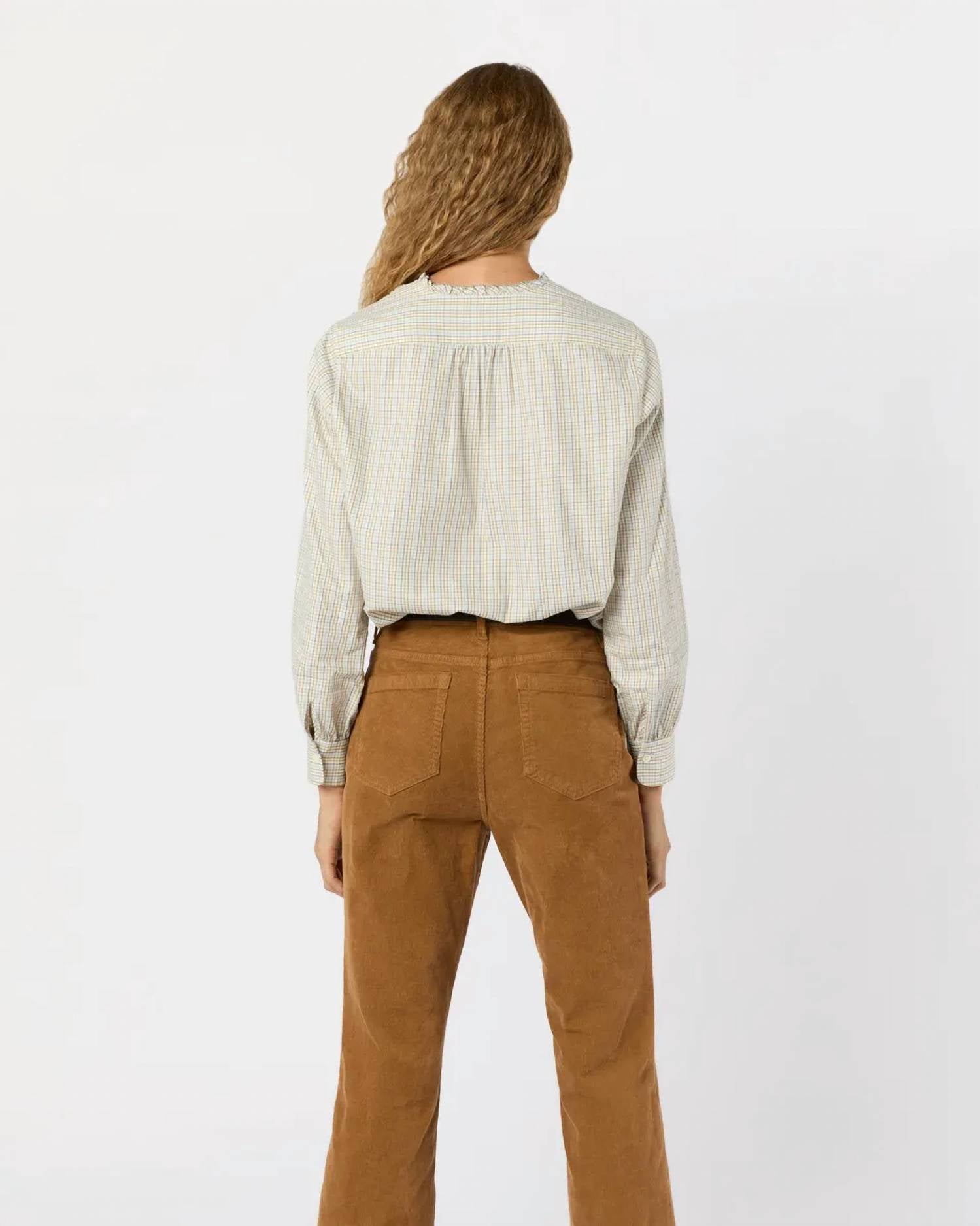 Ann Mashburn - Becca Long Sleeve Half Button Top