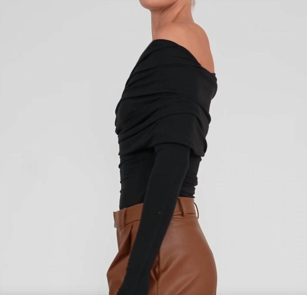 Nonchalant Label - Maple Asymmetrical Long Sleeve Top